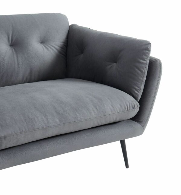 Divani Casa Cody - Modern Grey Fabric Sofa - Image 3