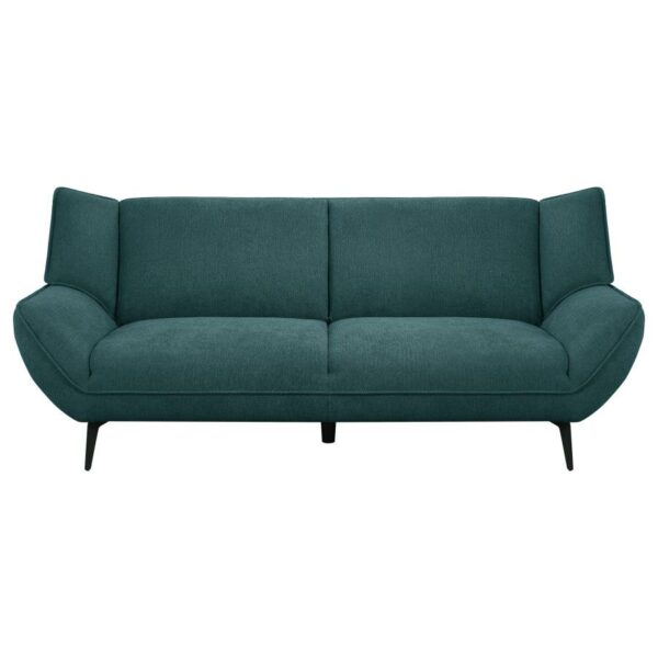 Mid-Century Modern Teal Sofa - Image 3