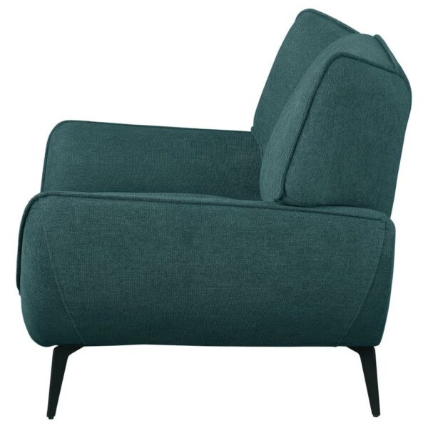 Mid-Century Modern Teal Chair - Image 3