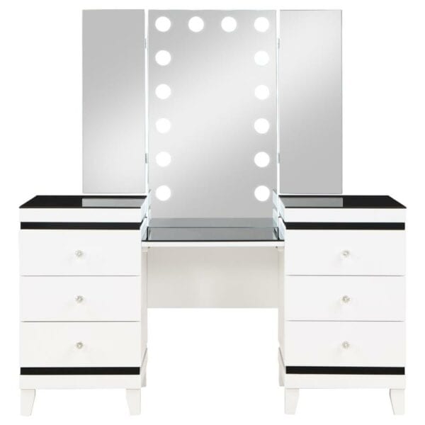 Talei 6-drawer Vanity Set - Image 2