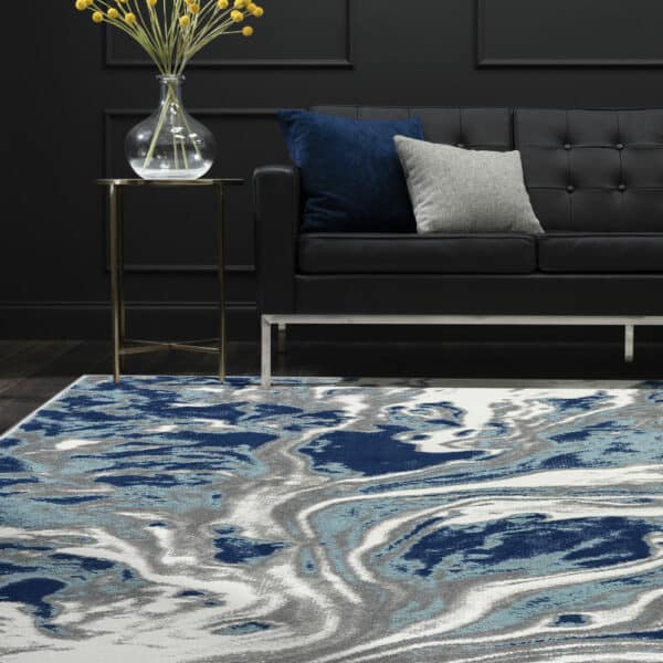 Timeless TML1106 Blue 5'3'' x 7'3'' Rug - Image 7