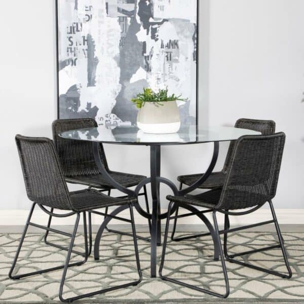 Aviano Round 5-piece Dining Set