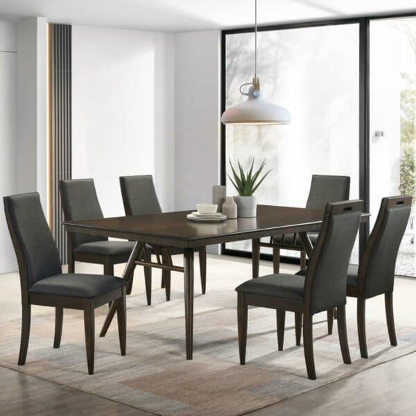 Wes 7-piece Rectangular Dining Set