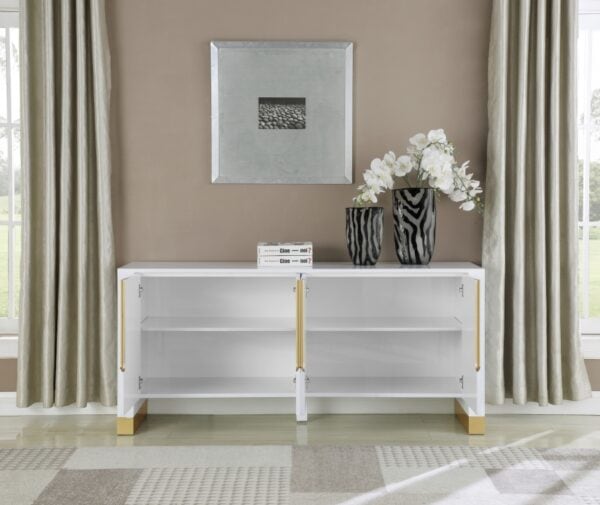 Florence White Sideboard/Buffet - Image 2