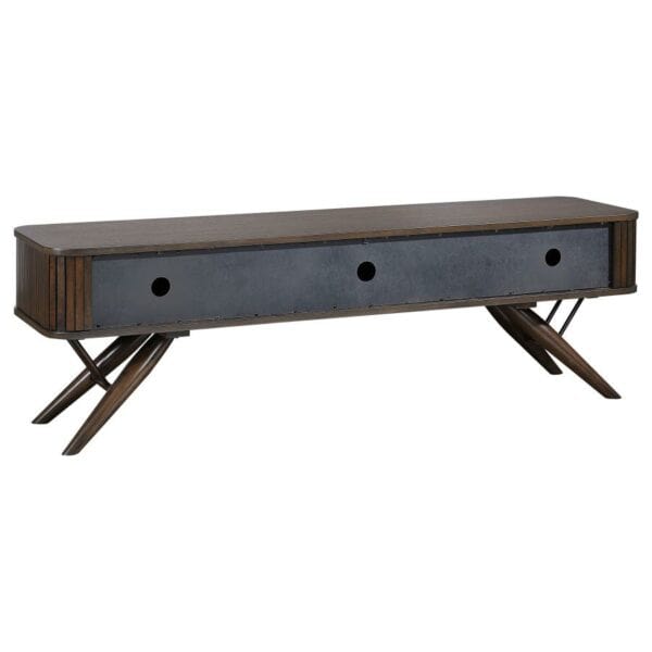 Valna Rectangular 71" TV Stand with Sliding Doors - Image 2