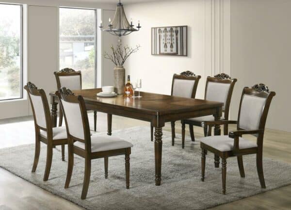 Willowbrook 7-piece Walnut Dining Table Set