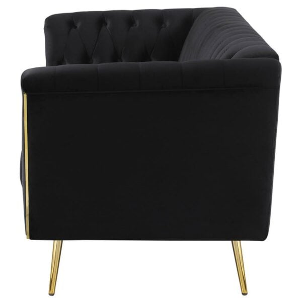 Holly Tuxedo Arm Tufted Living Room Collection - Image 6