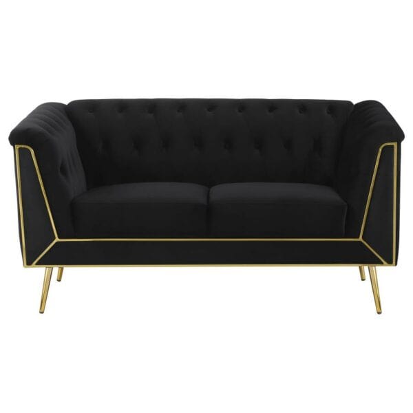 Holly Tuxedo Arm Tufted Living Room Collection - Image 4