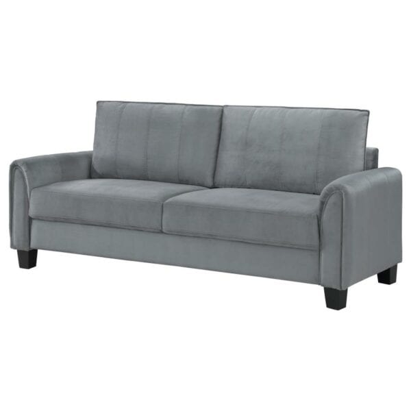 Davis Upholstered Rolled Arm Sofa - Image 2