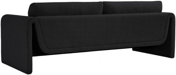 Stylus Black Boucle Fabric Sofa - Image 3