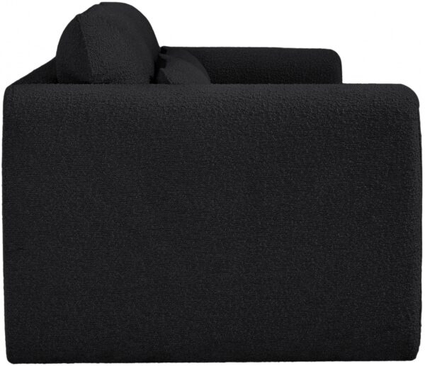 Stylus Boucle Black Fabric Living Room Collection - Image 6