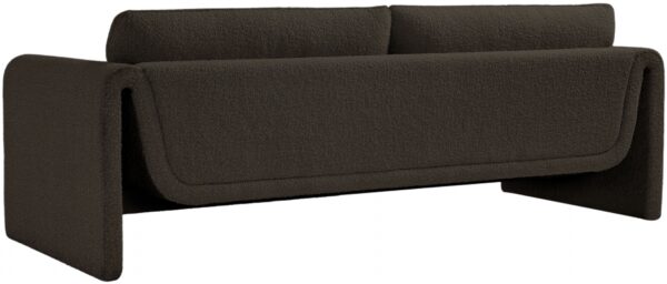 Stylus Boucle Brown Fabric Living Room Set - Image 3