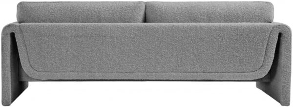 Stylus Boucle Grey Fabric Sofa - Image 3