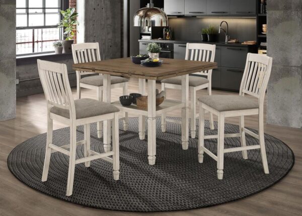 Sarasota 5-piece Drop Leaf Counter Dining Set