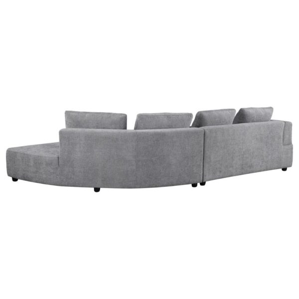 Toscano 134-inch Upholstered Sectional - Image 2