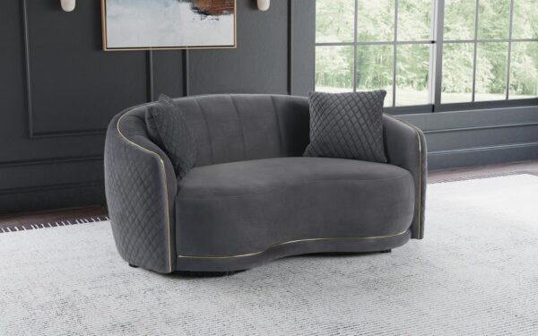 Brookside Velvet Sofa & Love Seat - Image 2