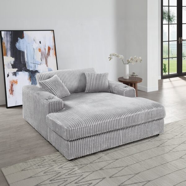 Hilde Chaise Light Grey