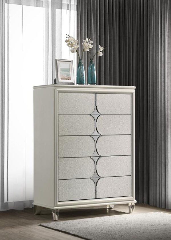 Olivia 5-drawer Bedroom Chest