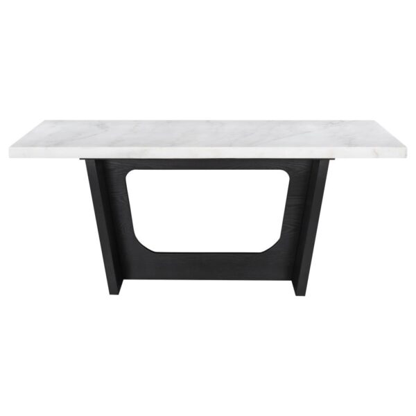 Sherry 5-piece Marble Top Dining Table Set - Image 2