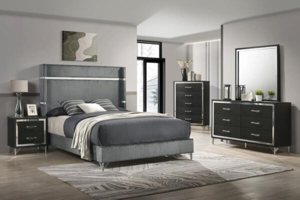 Lucia Black Bedroom Collection