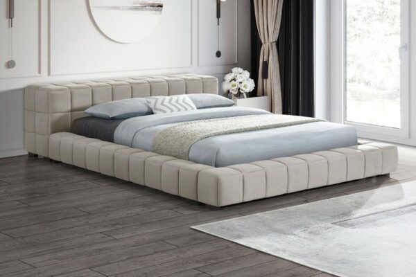 Trinity Upholstered King Platform Bed