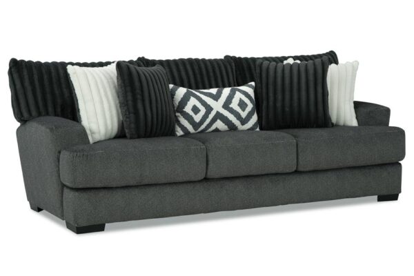 Tweed Gun Metal Sofa