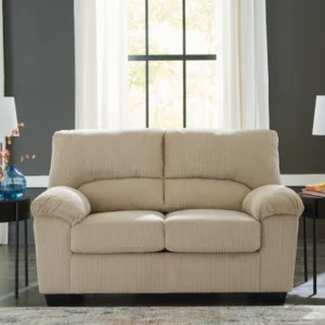 SimpleJoy Taupe Love Seat