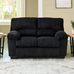 SimpleJoy Black Love Seat