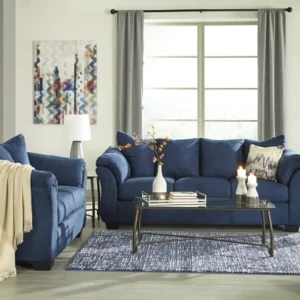 Darcy Blue Living Room Collection