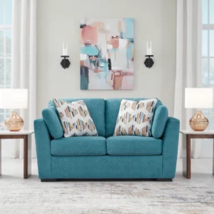 Keerwick Teal Loveseat